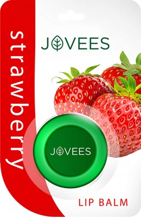 Jovees Strawberry Lip Balm, 5gm